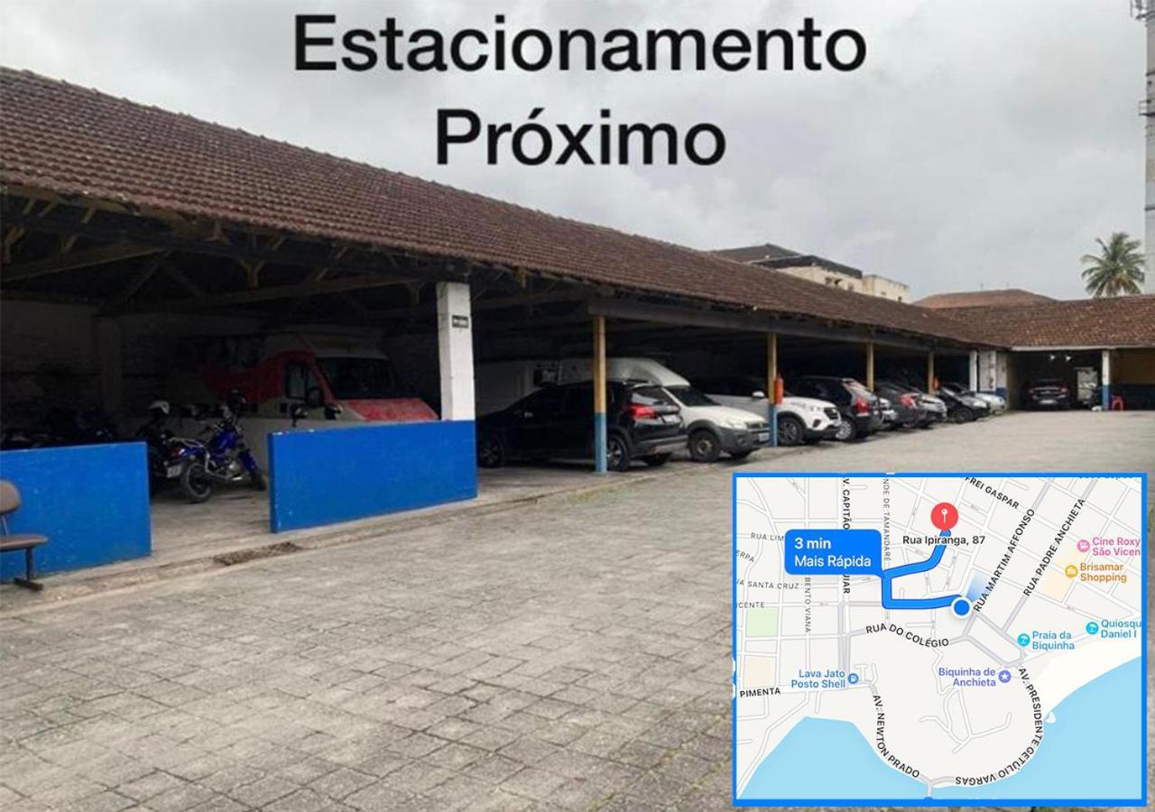 Hotel E Pousada Areia Da Praia São Vicente Eksteriør bilde
