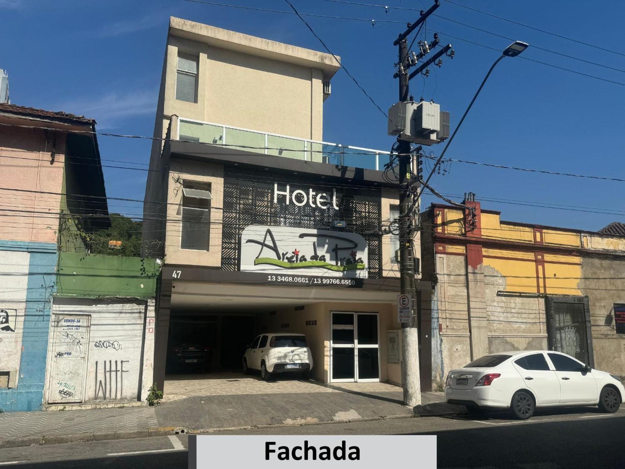Hotel E Pousada Areia Da Praia São Vicente Eksteriør bilde